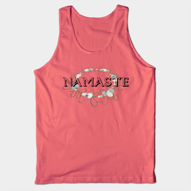 NAMASTE Tank Top by D_AUGUST_ART_53